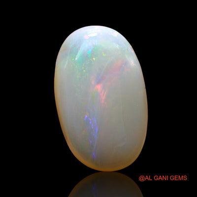 3.00 Cts Natural Australian Fire Opal Loose Gemstone Oval Cabochon 15x9x4 mm AD-272