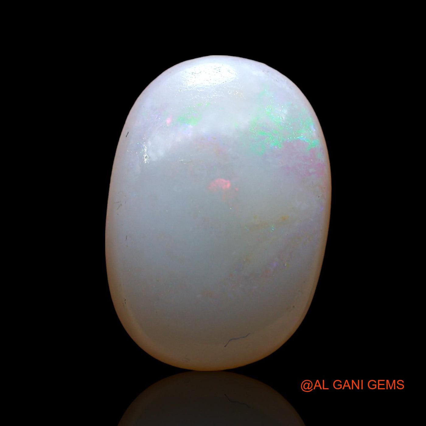 3.00 Cts Natural Australian Fire Opal Loose Gemstone Oval Cabochon 15x10x3 mm AD-273