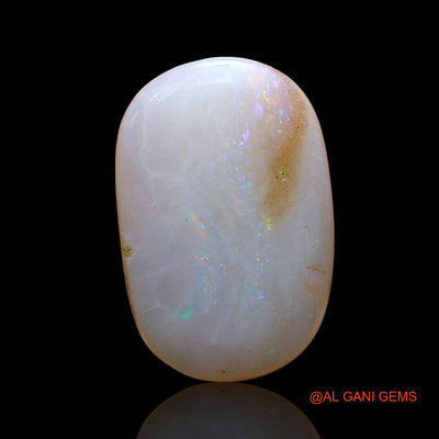 3.00 Cts Natural Australian Fire Opal Loose Gemstone Oval Cabochon 14x9x4 mm AD-274