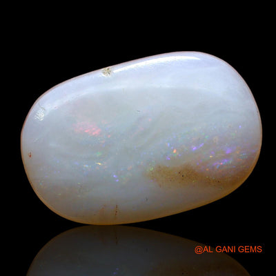 3.00 Cts Natural Australian Fire Opal Loose Gemstone Oval Cabochon 14x9x4 mm AD-274