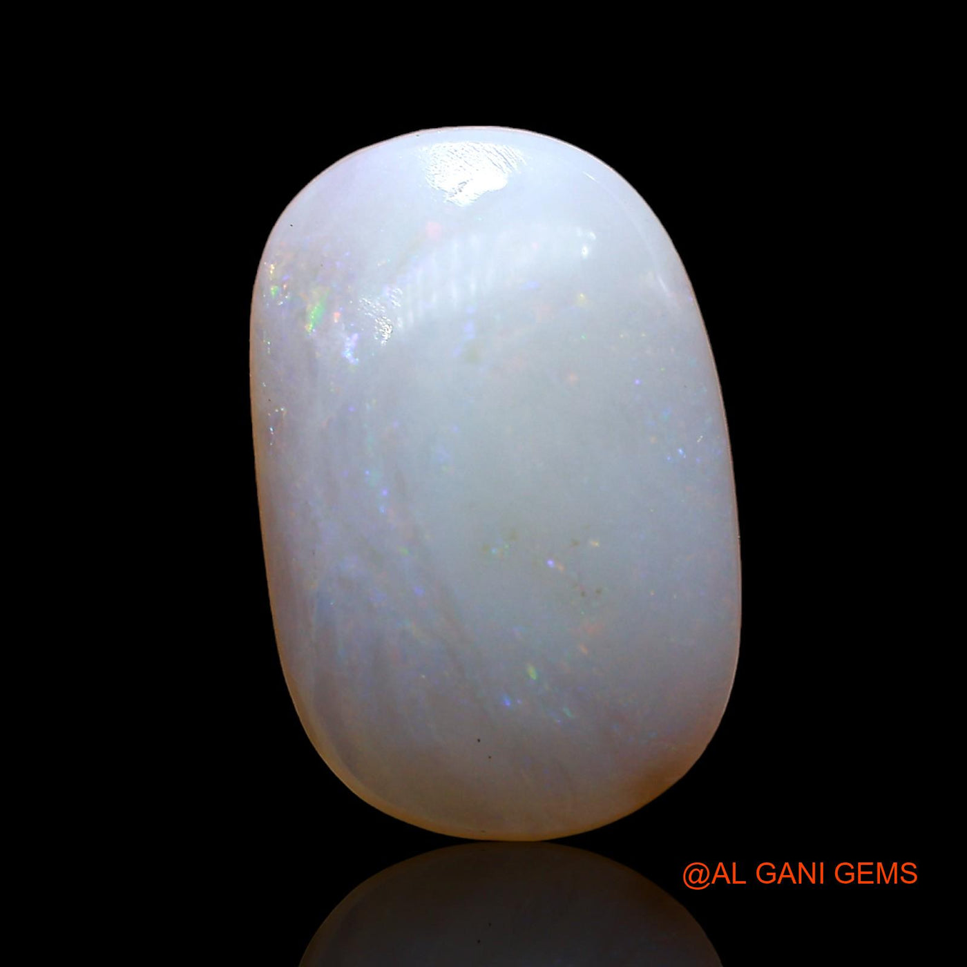 3.00 Cts Natural Australian Fire Opal Loose Gemstone Oval Cabochon 14x9x4 mm AD-274