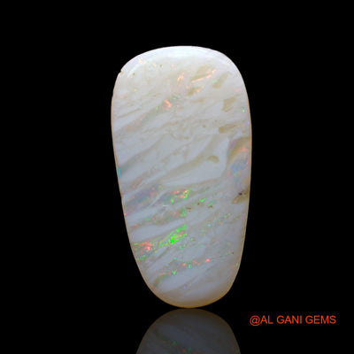 2.00 Cts Natural Australian Fire Opal Fancy Cabochon Loose Gemstone For Jewelry 16x8x1 mm AD-277