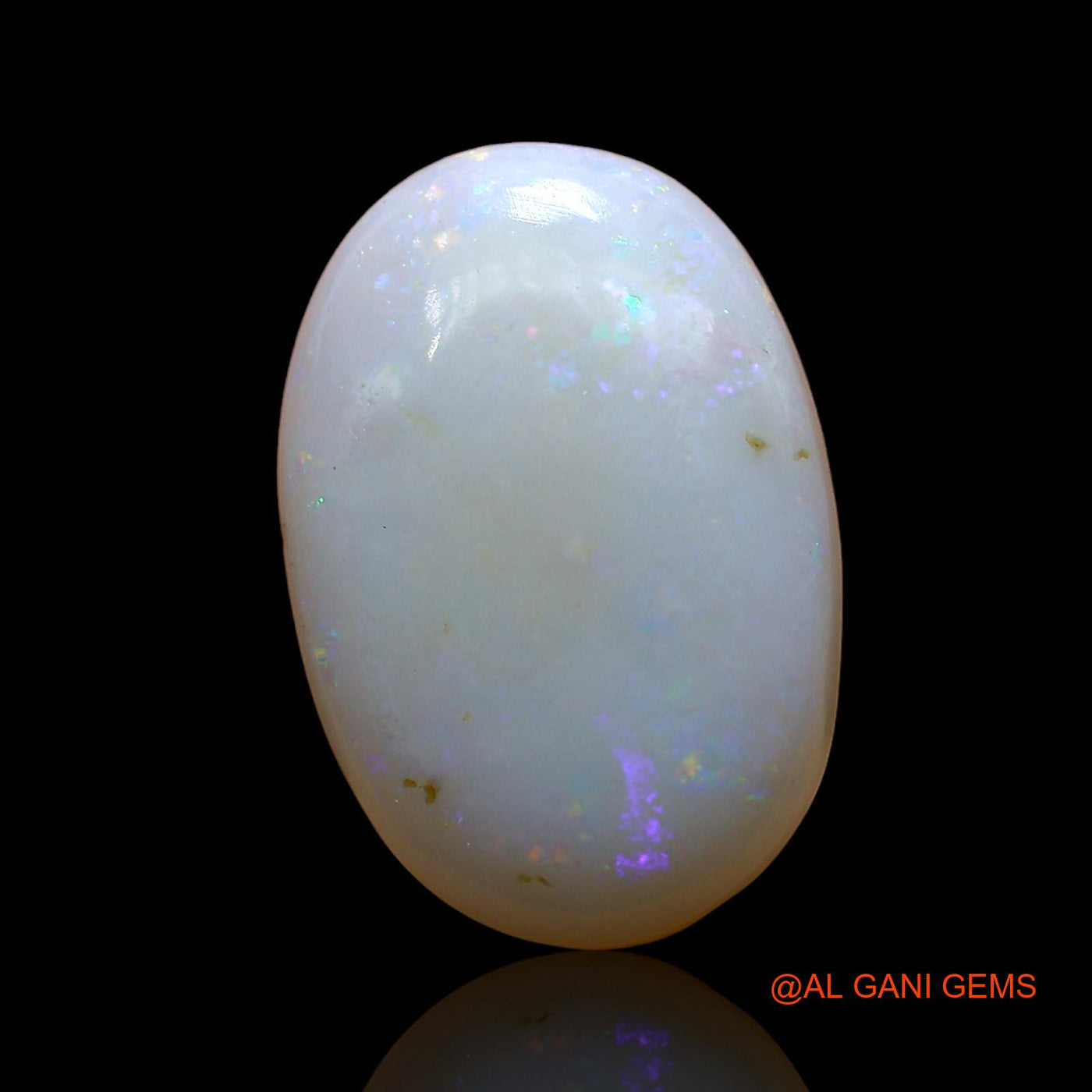 Natural Fire Opal Gemstone 4.00 Cts Loose Oval Cabochon From Australia 15x10x4 mm AD-279