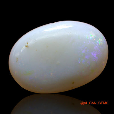 Natural Fire Opal Gemstone 4.00 Cts Loose Oval Cabochon From Australia 15x10x4 mm AD-279