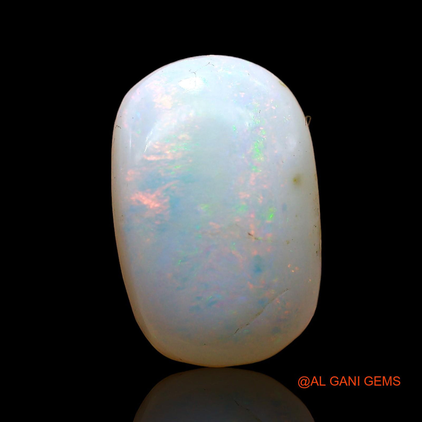 4.00 Cts Natural Australian Fire Opal Oval Cabochon Loose Gemstone For Jewelry 14x9x4 mm AD-280