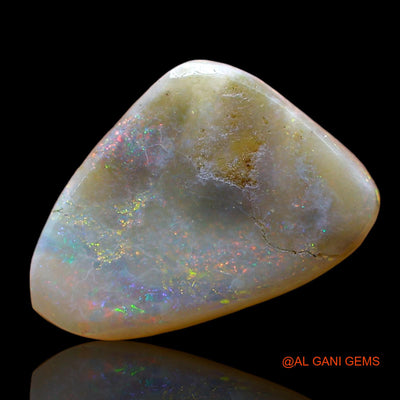 3.00 Cts Natural Australian Fire Opal Fancy Cabochon Loose Gemstone For Jewelry 14x10x3 mm AD-282