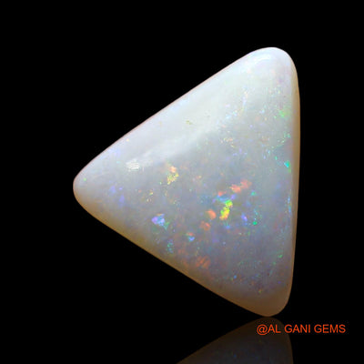 3.00 Cts Natural Australian Fire Opal Loose Gemstone Trillion Cabochon 13x11x4 mm AD-283