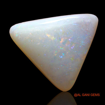3.00 Cts Natural Australian Fire Opal Loose Gemstone Trillion Cabochon 13x11x4 mm AD-283