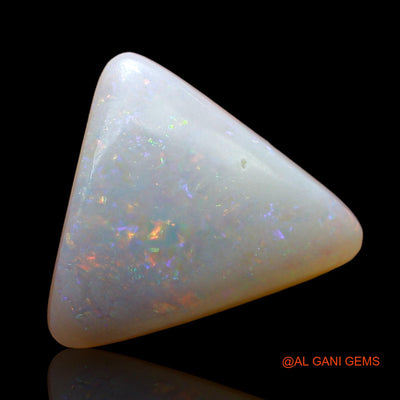 3.00 Cts Natural Australian Fire Opal Loose Gemstone Trillion Cabochon 13x11x4 mm AD-283