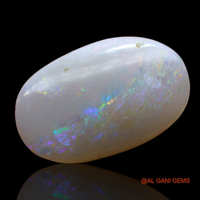 2.00 Cts Unheated Australian Fire Opal Loose Gemstone Oval Cabochon Natural 14x9x3 mm AD-284
