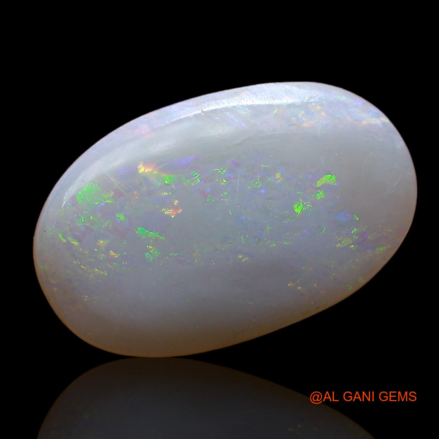2.00 Cts Unheated Australian Fire Opal Loose Gemstone Oval Cabochon Natural 14x9x3 mm AD-284