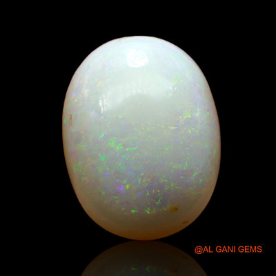 4.00 Cts Unheated Australian Fire Opal Loose Gemstone Oval Cabochon Natural 14x10x4 mm AD-285