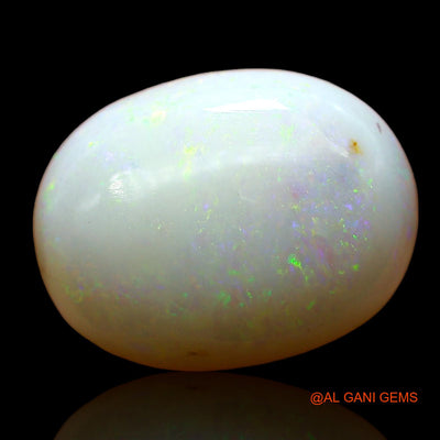 4.00 Cts Unheated Australian Fire Opal Loose Gemstone Oval Cabochon Natural 14x10x4 mm AD-285