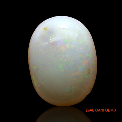 4.00 Cts Unheated Australian Fire Opal Loose Gemstone Oval Cabochon Natural 14x10x4 mm AD-285