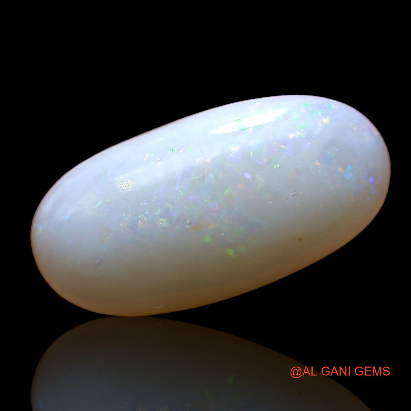 3.00 Cts Unheated Australian Fire Opal Loose Gemstone Oval Cabochon Natural 15x8x4 mm AD-287