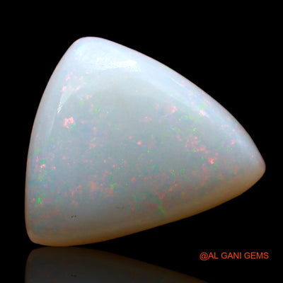 3.00 Cts Natural Australian Fire Opal Loose Gemstone Trillion Cabochon 13x11x3 mm AD-288