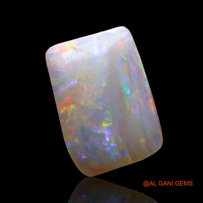 2.00 Cts Unheated Australian Fire Opal Loose Gemstone Square Cabochon Natural 12x9x3 mm AD-289