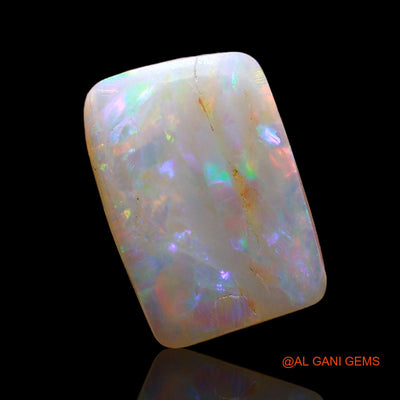2.00 Cts Unheated Australian Fire Opal Loose Gemstone Square Cabochon Natural 12x9x3 mm AD-289