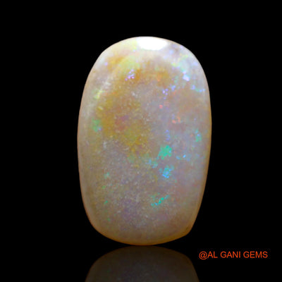 4.00 Cts Natural Australian Fire Opal Loose Gemstone Oval Cabochon 16x10x4 mm AD-28