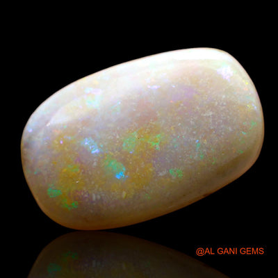 4.00 Cts Natural Australian Fire Opal Loose Gemstone Oval Cabochon 16x10x4 mm AD-28
