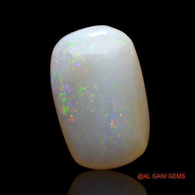Natural Fire Opal Gemstone 3.00 Cts Loose Oval Cabochon From Australia 13x8x3 mm AD-290