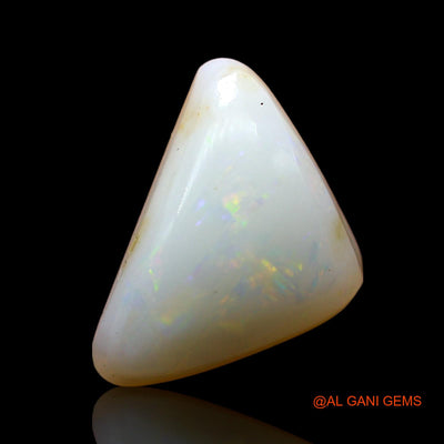 Natural Untreated Fire Opal Loose Gemstone Trillion Cabochon From Australia 4.00 Cts 14x9x5 mm AD-291