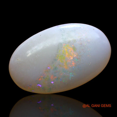 Natural Untreated Fire Opal Loose Gemstone Oval Cabochon From Australia 2.00 Cts 15x9x3 mm AD-292
