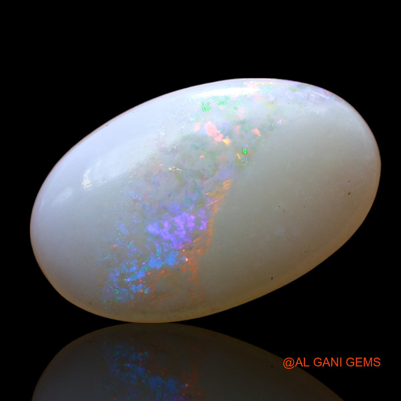 Natural Untreated Fire Opal Loose Gemstone Oval Cabochon From Australia 2.00 Cts 15x9x3 mm AD-292