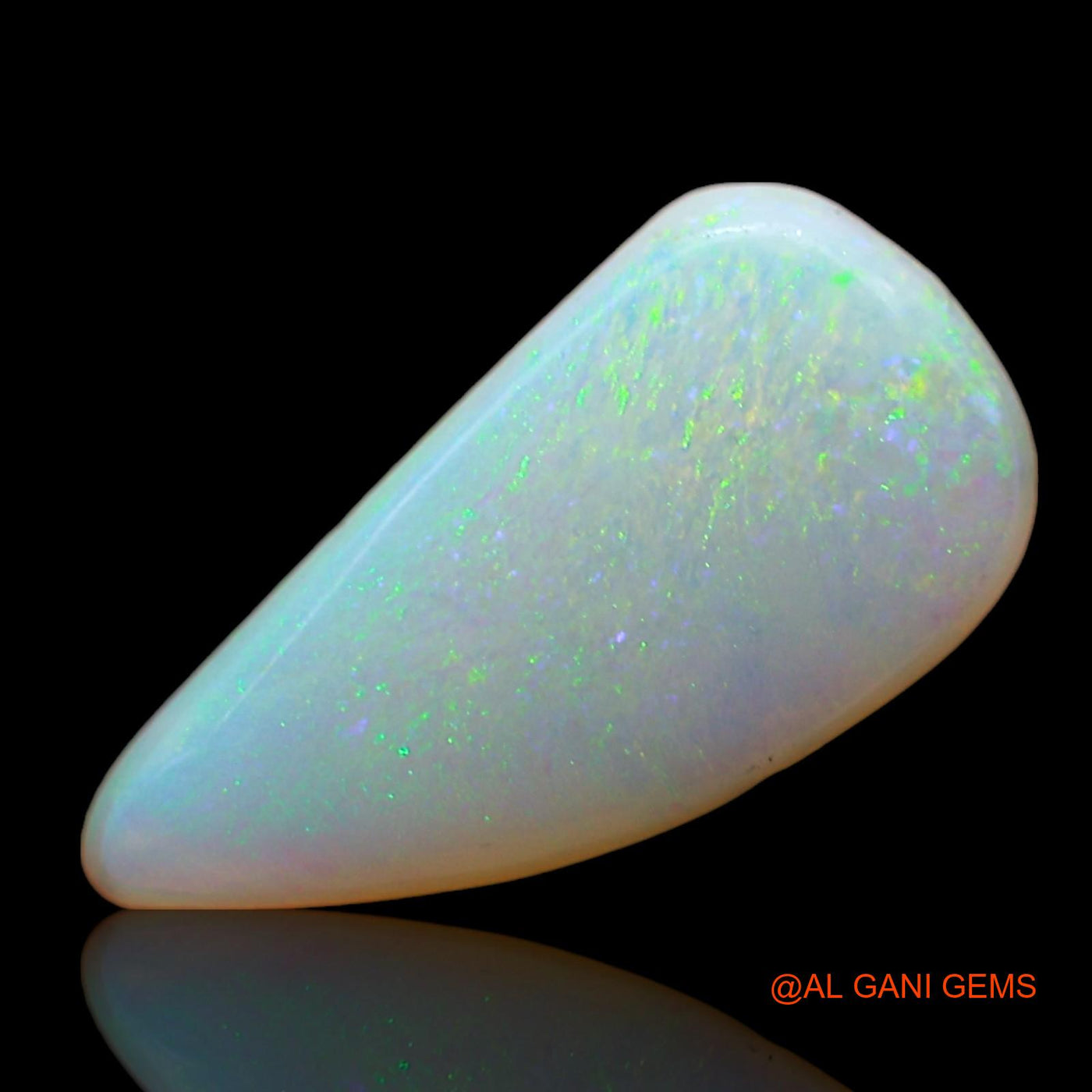 3.00 Cts Natural Australian Fire Opal Loose Gemstone Fancy Cabochon 15x7x4 mm AD-293