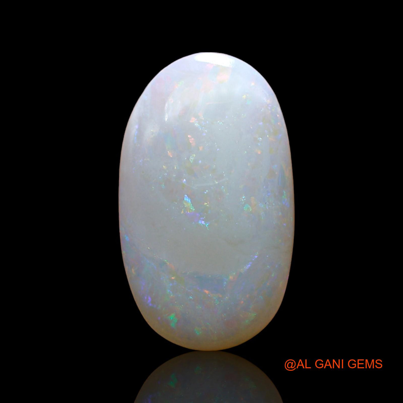 2.00 Cts Natural Australian Fire Opal Loose Gemstone Oval Cabochon 15x9x2 mm AD-294