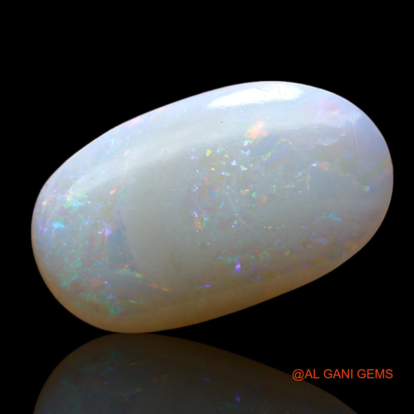2.00 Cts Natural Australian Fire Opal Loose Gemstone Oval Cabochon 15x9x2 mm AD-294