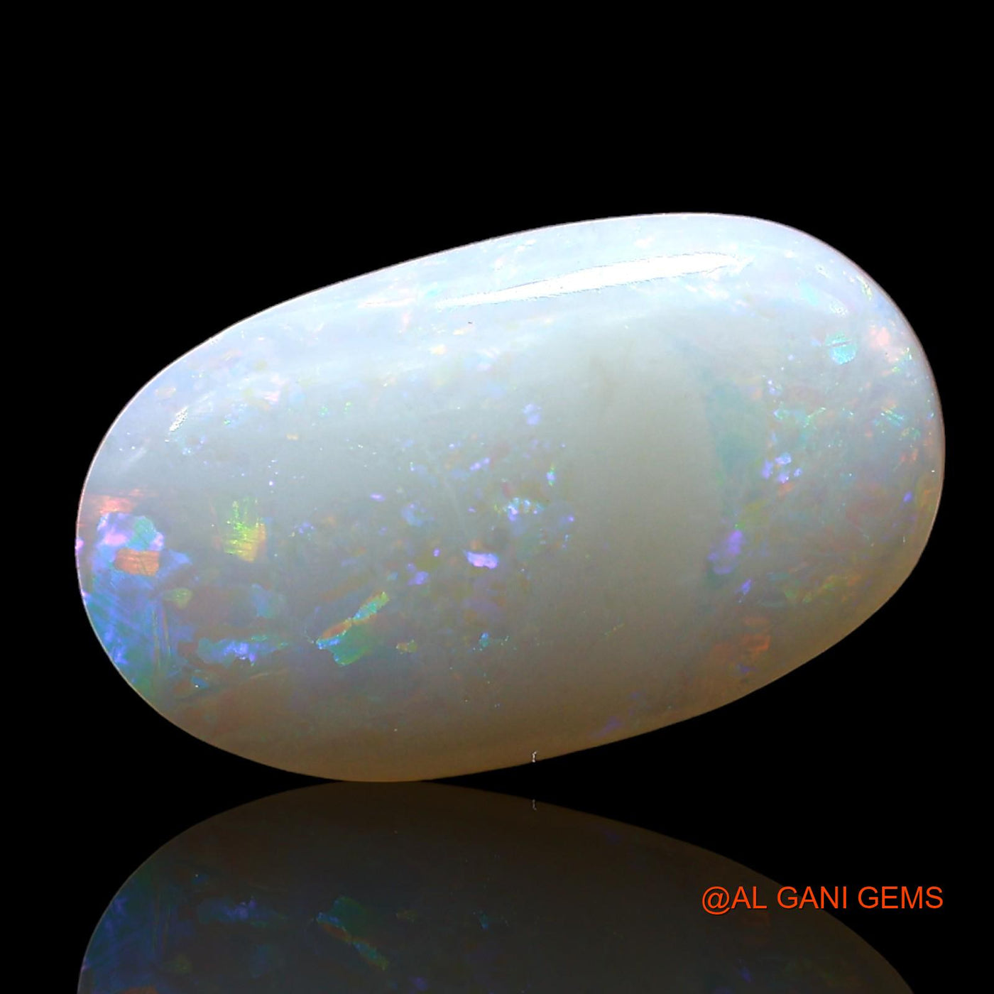 2.00 Cts Natural Australian Fire Opal Loose Gemstone Oval Cabochon 15x9x2 mm AD-294