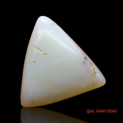 3.00 Cts Natural Australian Fire Opal Loose Gemstone Trillion Cabochon 13x11x4 mm AD-296