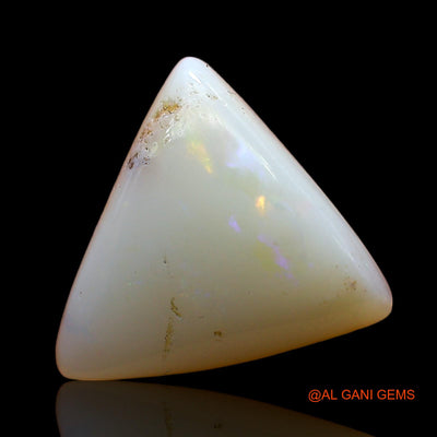 3.00 Cts Natural Australian Fire Opal Loose Gemstone Trillion Cabochon 13x11x4 mm AD-296