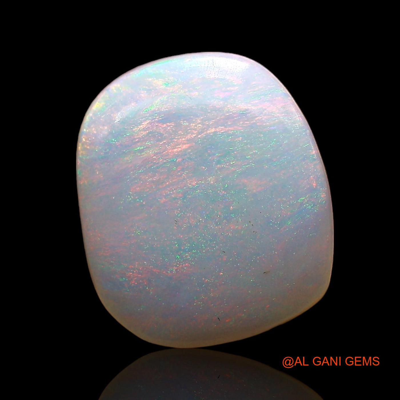 3.00 Cts Natural Australian Fire Opal Loose Gemstone Oval Cabochon 12x11x3 mm AD-298