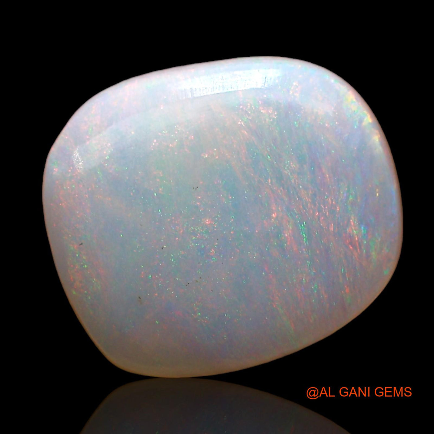 3.00 Cts Natural Australian Fire Opal Loose Gemstone Oval Cabochon 12x11x3 mm AD-298