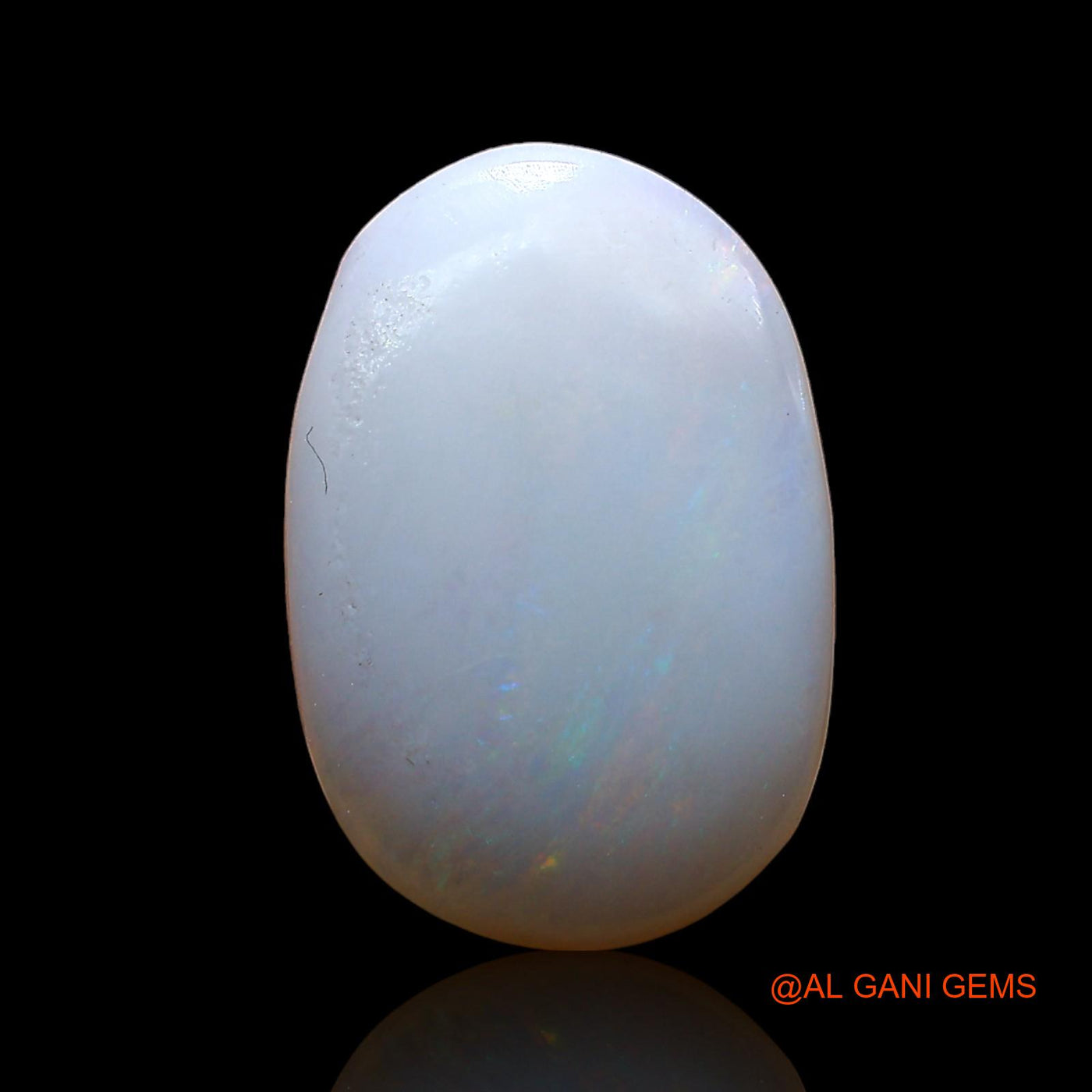 2.00 Cts Unheated Australian Fire Opal Loose Gemstone Oval Cabochon Natural 14x9x2 mm AD-299