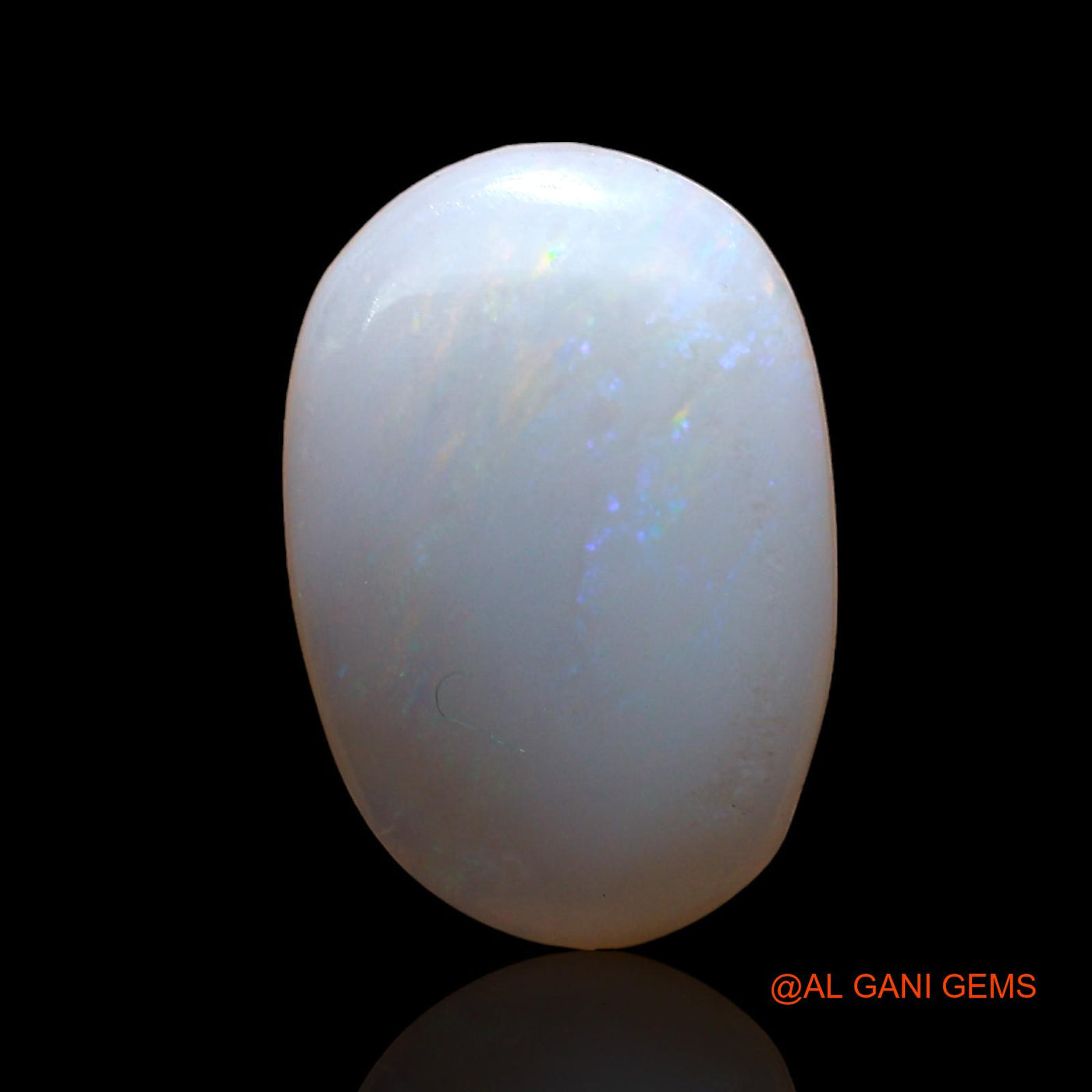 2.00 Cts Unheated Australian Fire Opal Loose Gemstone Oval Cabochon Natural 14x9x2 mm AD-299