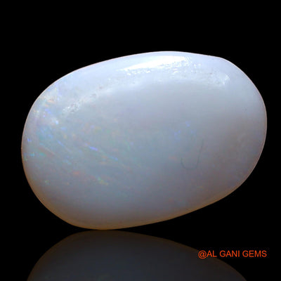 2.00 Cts Unheated Australian Fire Opal Loose Gemstone Oval Cabochon Natural 14x9x2 mm AD-299