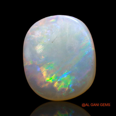 3.00 Cts Unheated Australian Fire Opal Loose Gemstone Oval Cabochon Natural 14x12x3 mm AD-29