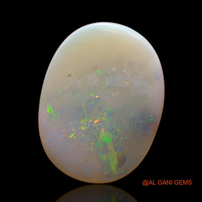4.00 Cts Unheated Australian Fire Opal Loose Gemstone Oval Cabochon Natural 19x14x2 mm AD-2