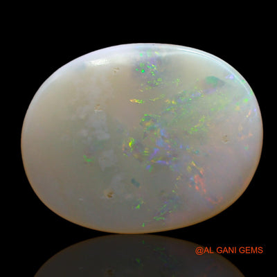 4.00 Cts Unheated Australian Fire Opal Loose Gemstone Oval Cabochon Natural 19x14x2 mm AD-2