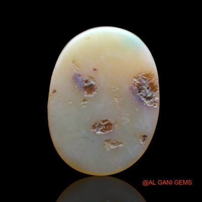 4.00 Cts Unheated Australian Fire Opal Loose Gemstone Oval Cabochon Natural 19x14x2 mm AD-2