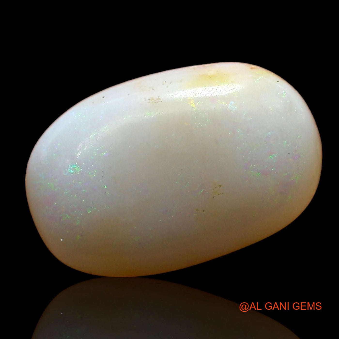 3.00 Cts Natural Australian Fire Opal Oval Cabochon Loose Gemstone For Jewelry 14x9x3 mm AD-300