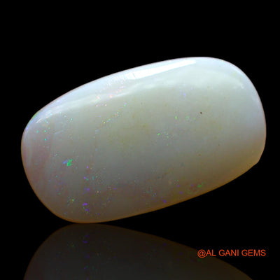 Natural Untreated Fire Opal Loose Gemstone Oval Cabochon From Australia 3.00 Cts 15x8x3 mm AD-302