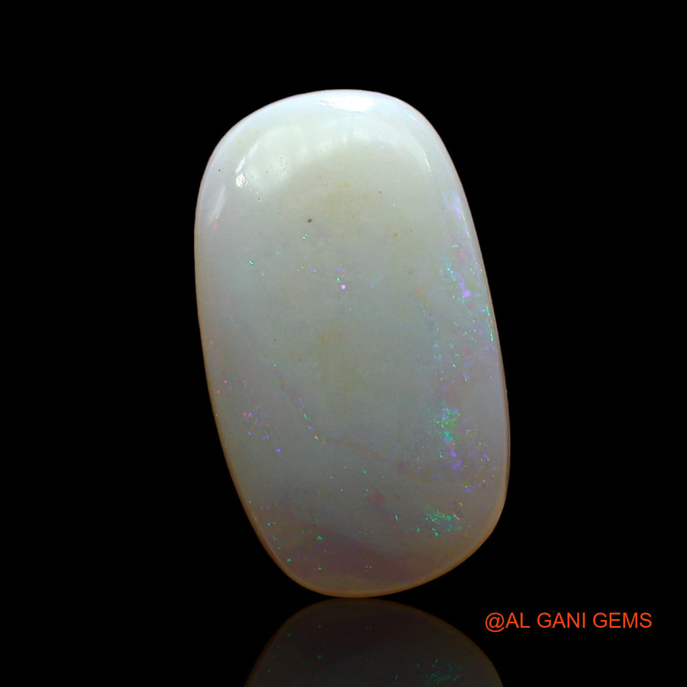 Natural Untreated Fire Opal Loose Gemstone Oval Cabochon From Australia 3.00 Cts 15x8x3 mm AD-302