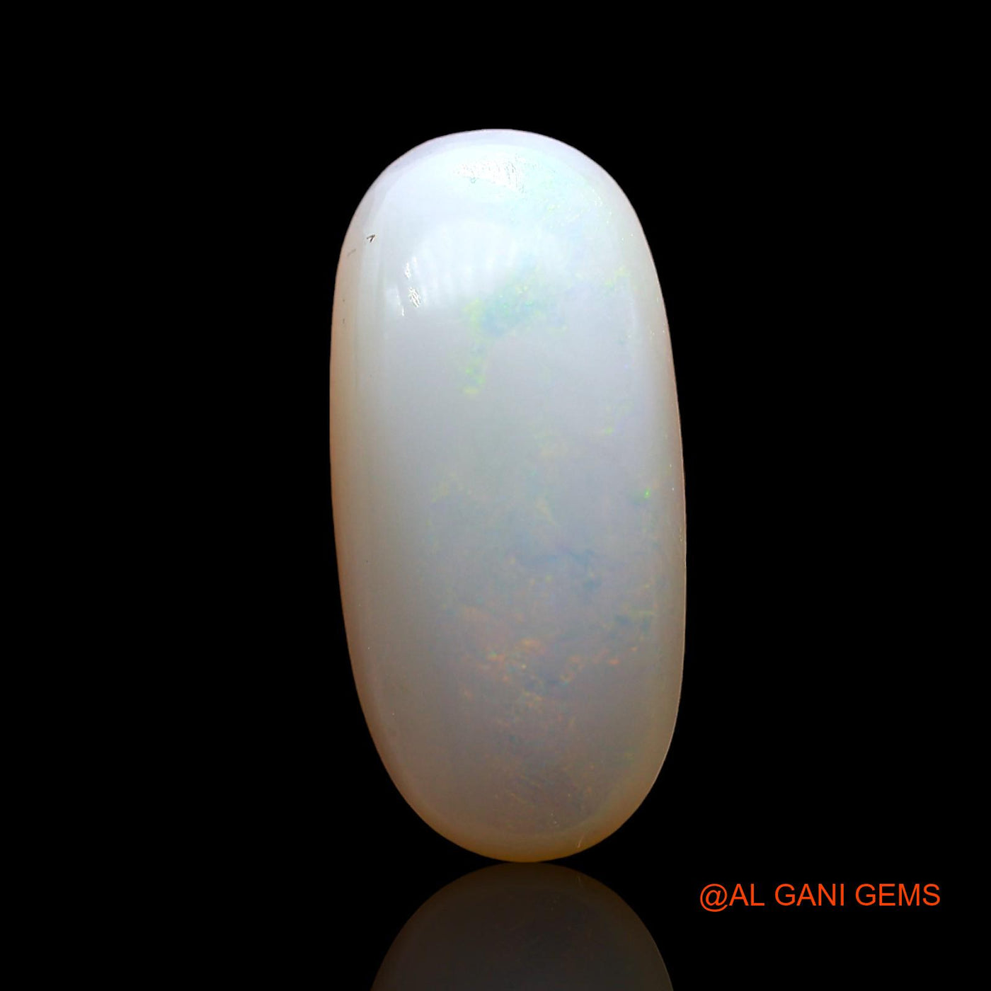 Natural Fire Opal Gemstone 3.00 Cts Loose Oval Cabochon From Australia 17x8x4 mm AD-304