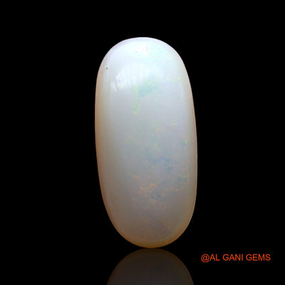 Natural Fire Opal Gemstone 3.00 Cts Loose Oval Cabochon From Australia 17x8x4 mm AD-304