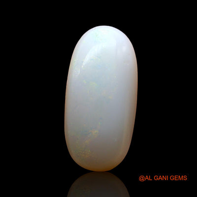 Natural Fire Opal Gemstone 3.00 Cts Loose Oval Cabochon From Australia 17x8x4 mm AD-304