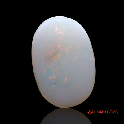 Natural Untreated Fire Opal Loose Gemstone Oval Cabochon From Australia 2.00 Cts 15x10x2 mm AD-305